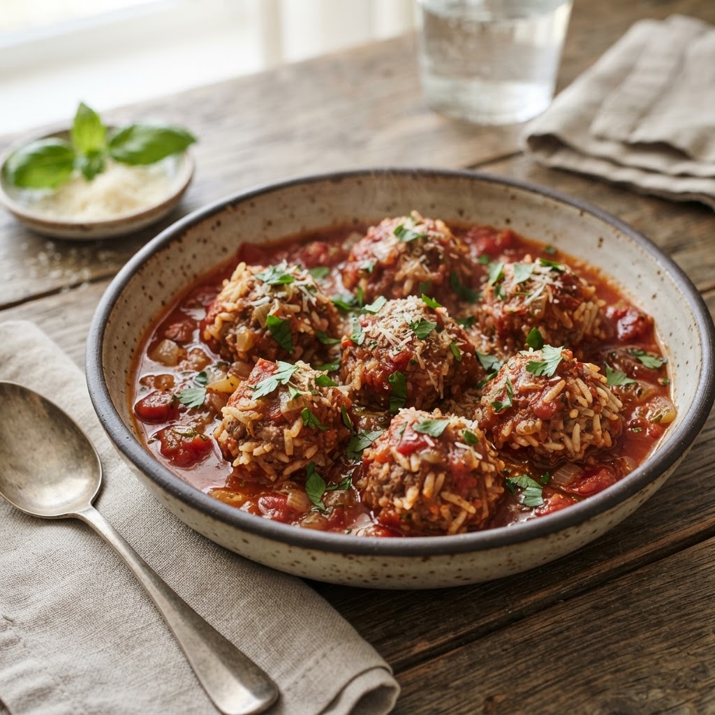 Porcupine Meatballs