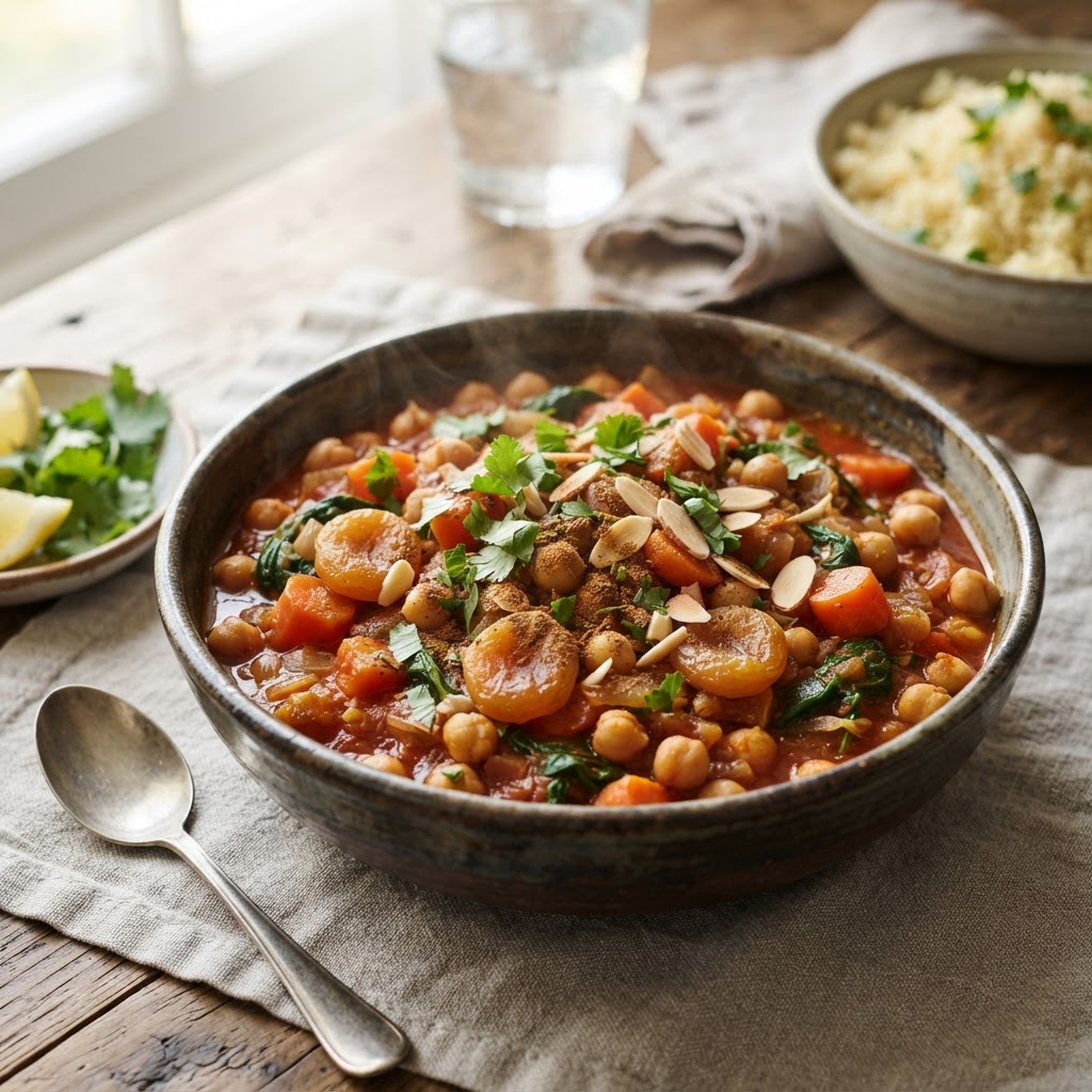 Chickpea Stew with Apricots