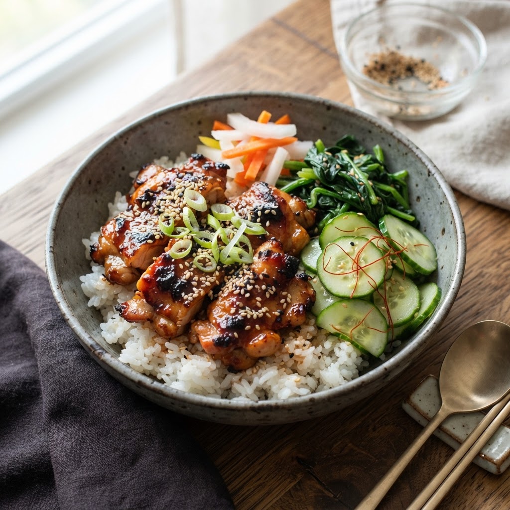Gochujang Chicken Rice Bowls