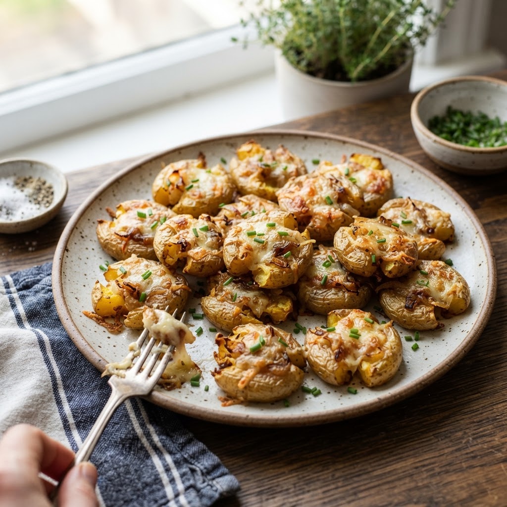 Air Fryer French Onion Potato Bites