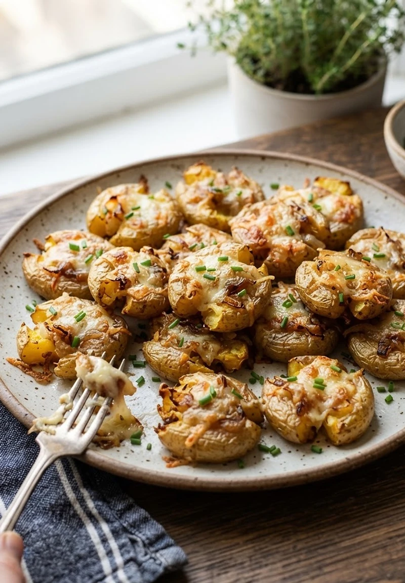 Air Fryer French Onion Potato Bites