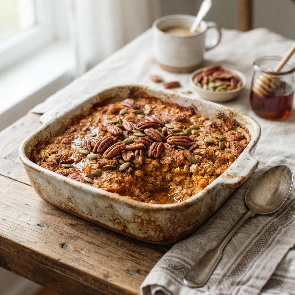 Pumpkin Baked Oatmeal