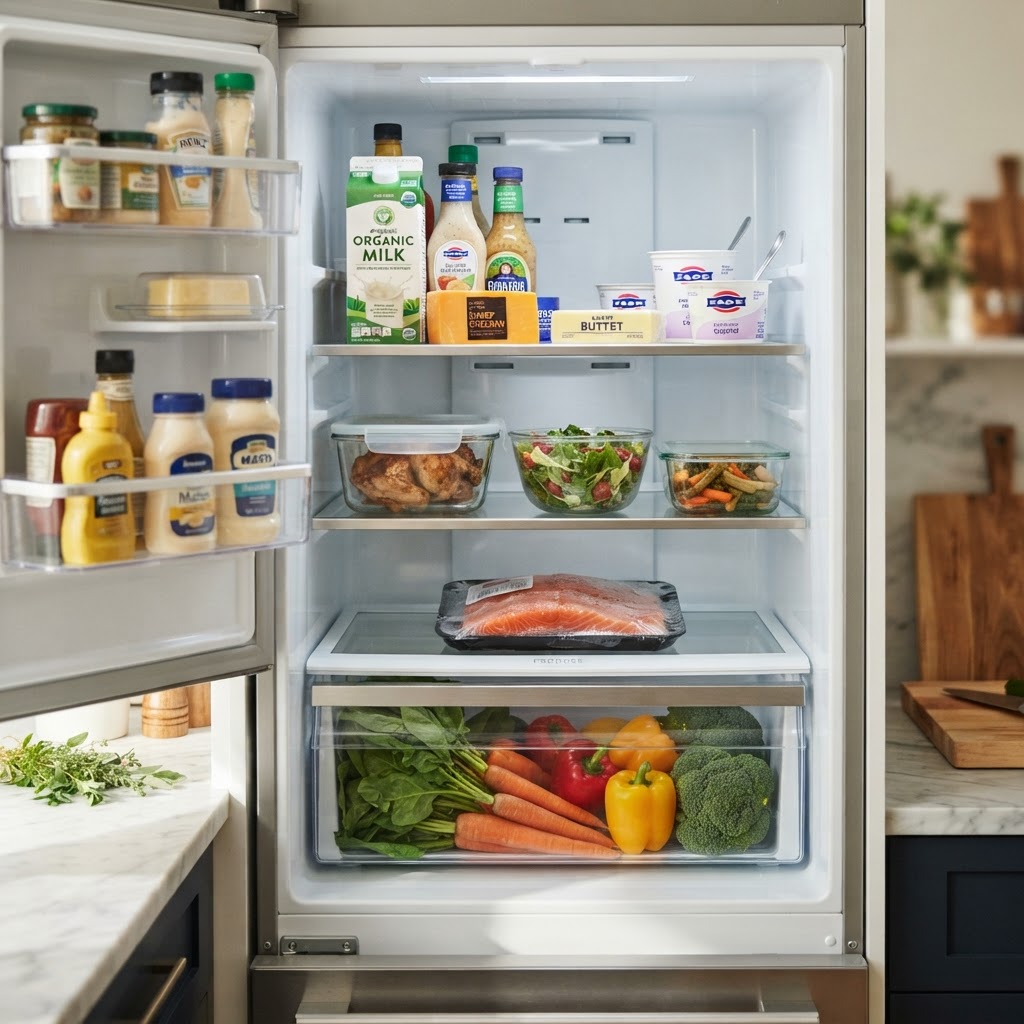 Refrigerator Zones Explained: Where Raw Meat, Leftovers, Dairy, and Produce Belong