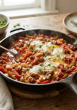 Unstuffed Pepper Skillet