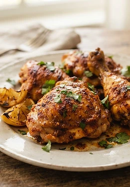 Smoky Spicy Spanish-Style Chicken