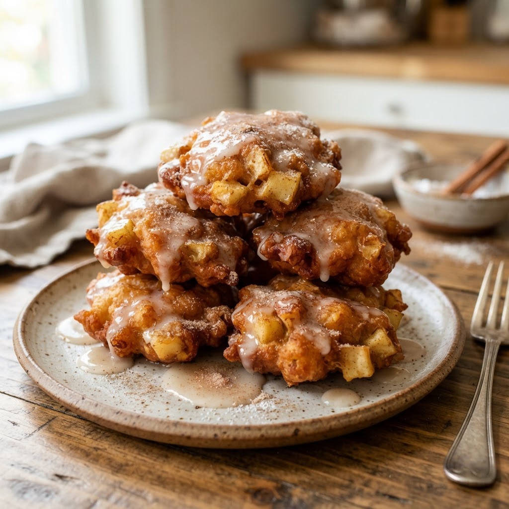 Air Fryer Apple Fritters