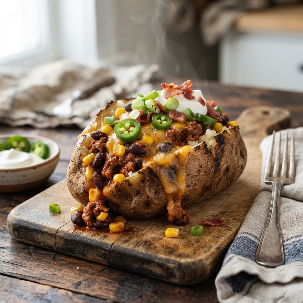 Cowboy Stuffed Baked Potatoes