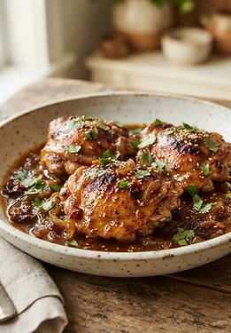 Honey-Chipotle Braised Chicken