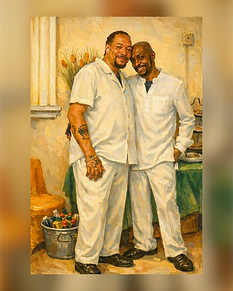 Brothers — Oil Portrait