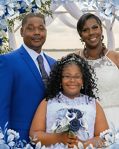 Waterfront Wedding Family Moment