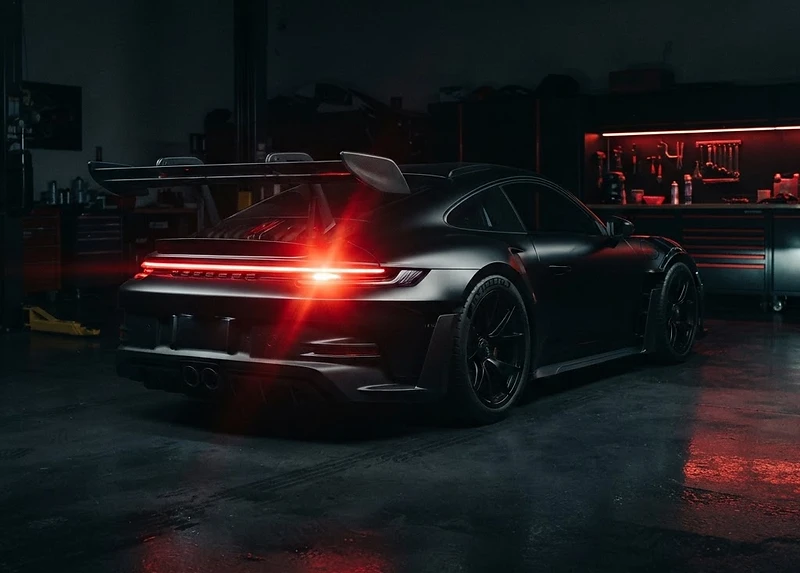 Performance car in the EliteAutoLab.Inc studio