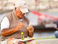 Waterfront painter, Porto
