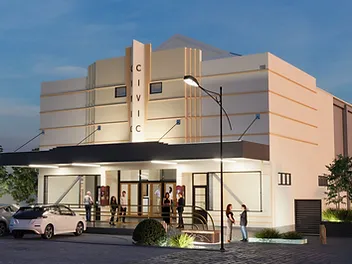 Ōtaki Civic Theatre — rendered design by Essence Architectural Design