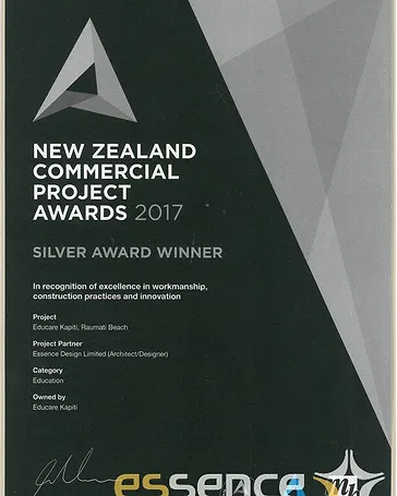 NZ Master Builders Silver Award 2017
