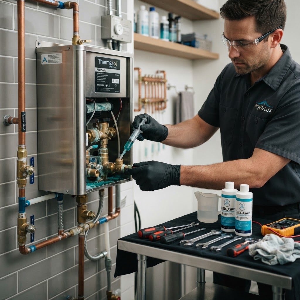 Professional steam generator maintenance and descaling