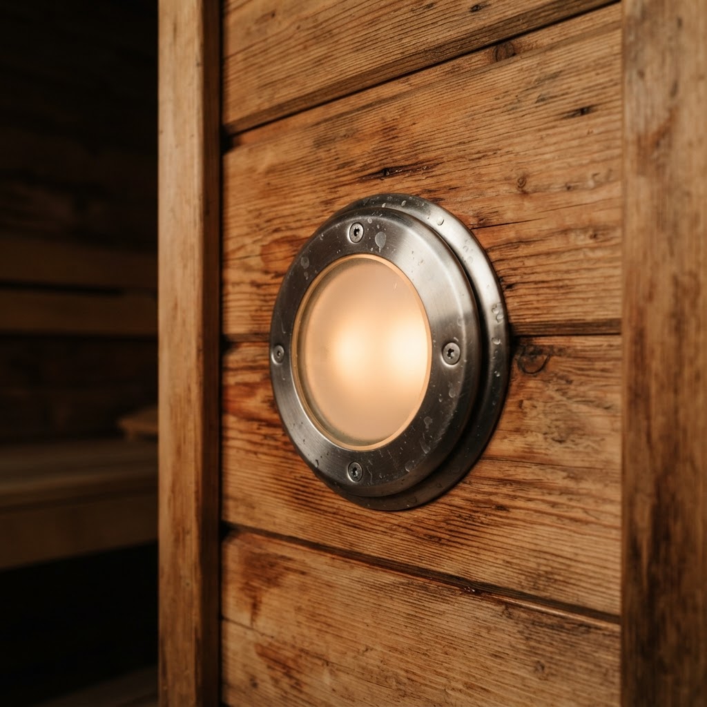 Professional-grade sauna LED lighting fixture