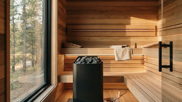 Sauna Biohacking: Heat Therapy for Longevity and Recovery — Wellness | Hearthside Supply LLC Blog Modern home sauna interior for biohacking and recovery