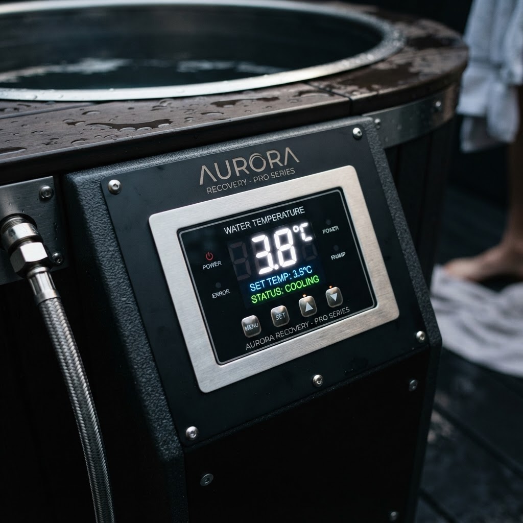 Digital cold plunge temperature controller