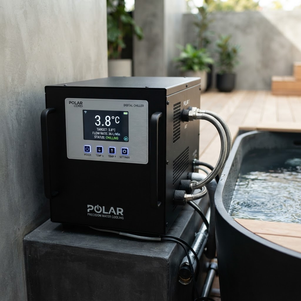 Professional grade cold plunge chiller unit