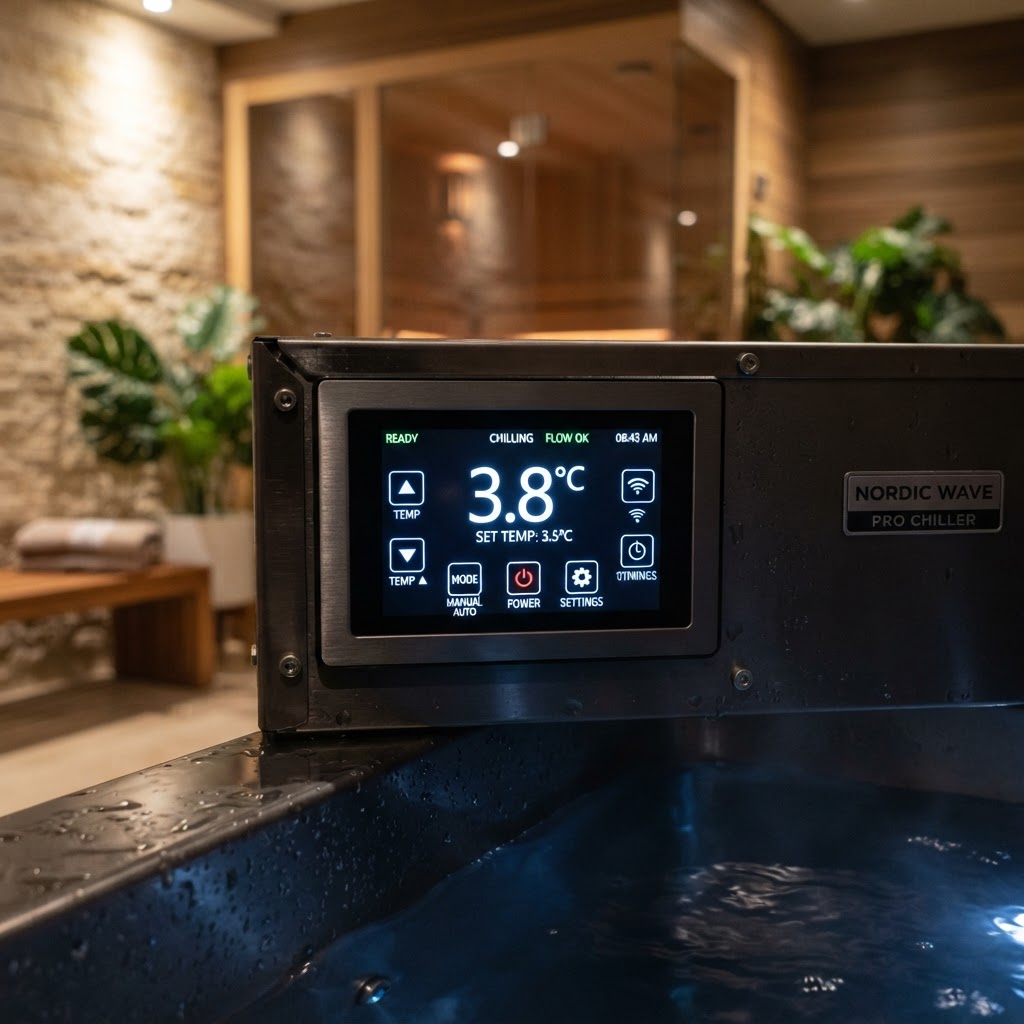 Precision temperature control for a home cold plunge