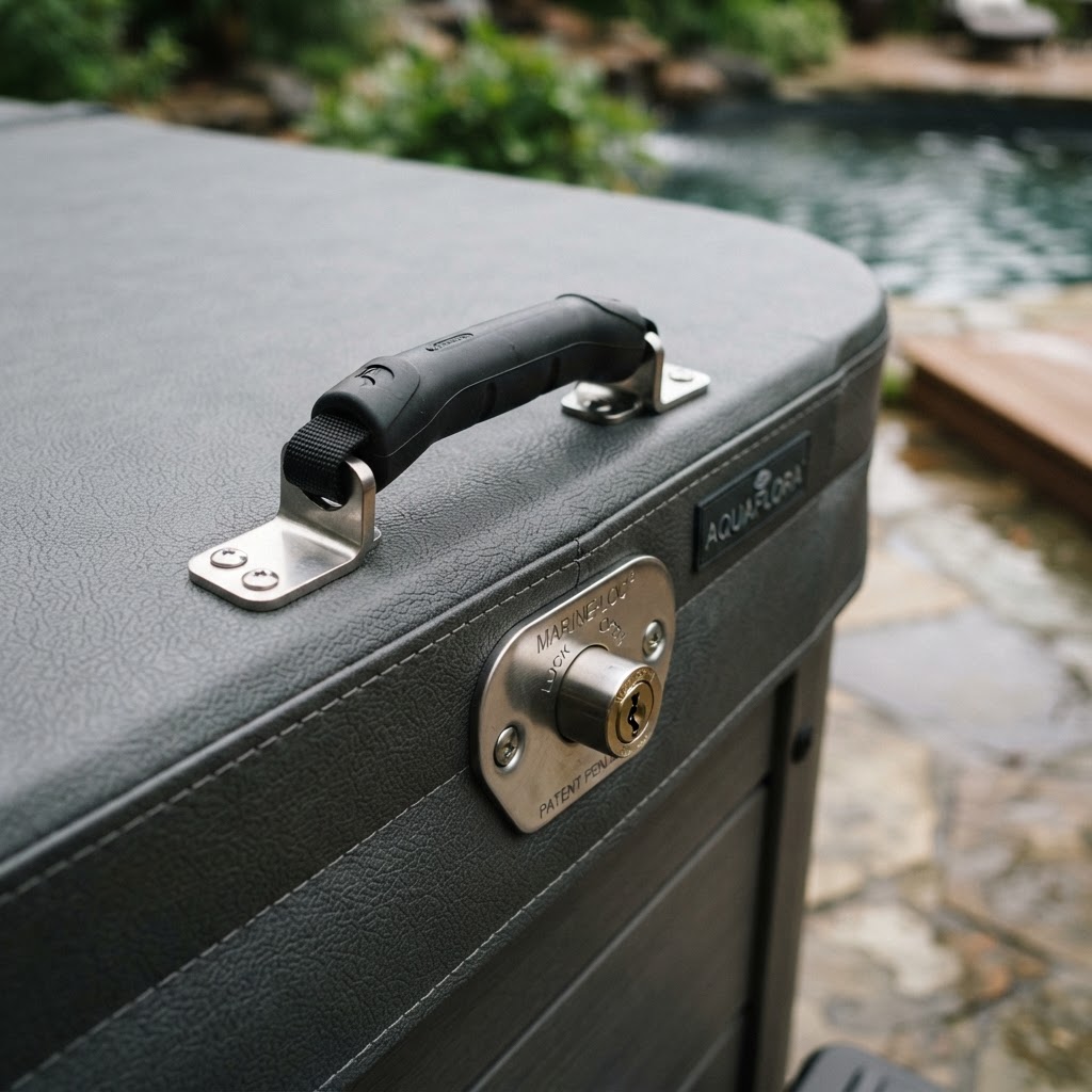 Premium insulated hot tub cover features