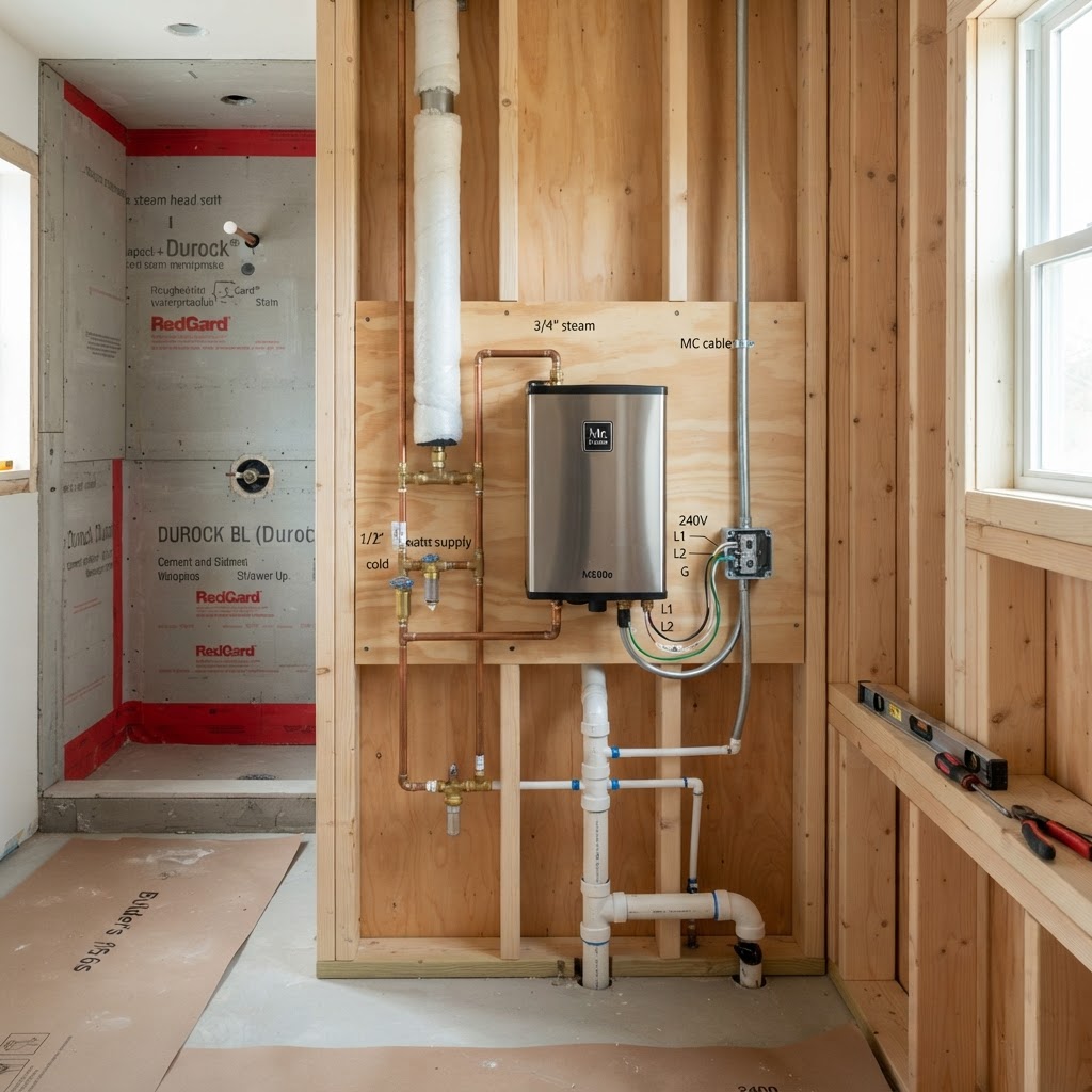 Steam generator installation and site preparation