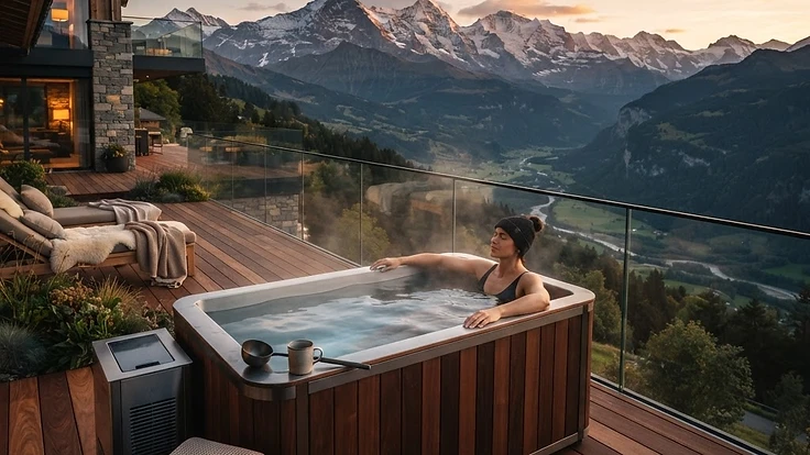Best Cold Plunges for Home Use in 2026: Our Top Expert Picks — Buying Guides | Hearthside Supply LLC Blog Premium cold plunge tub on a modern outdoor deck