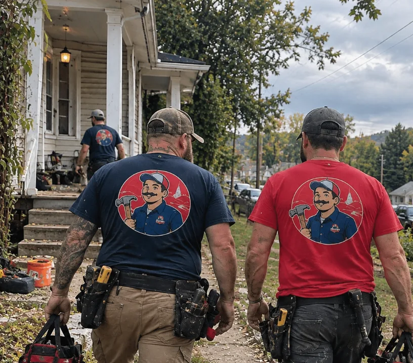 Handy Randy at work for homeowners in the Kanawha Valley