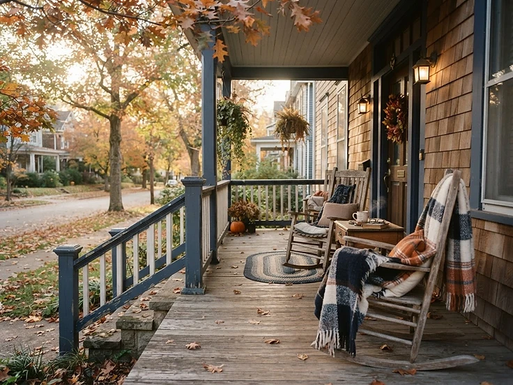 A welcoming Kanawha Valley home porch kept in good shape