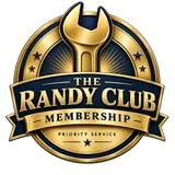 The Randy Club membership badge