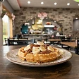 Banana Pecan Waffle