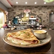 Ham & Swiss Crepe