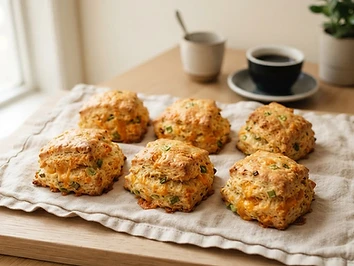 Cheese & Scallion Scone