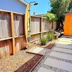 Outdoor Shower & Path