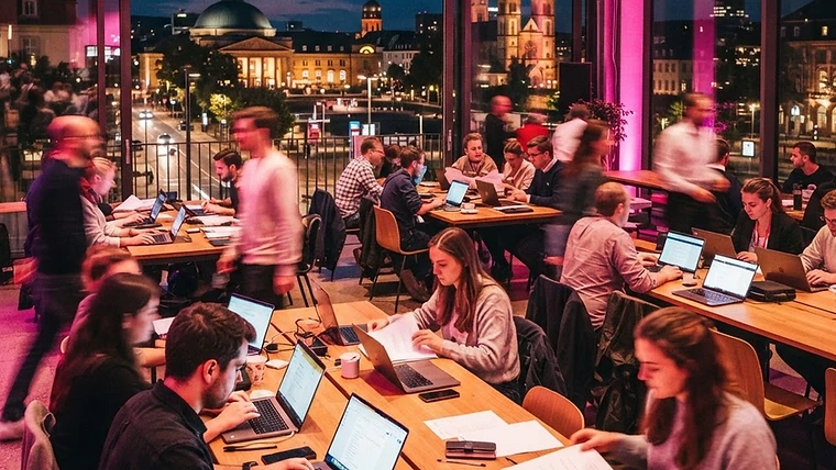 Einladung zur Adminparty im Zukunftswerk Wiesbaden