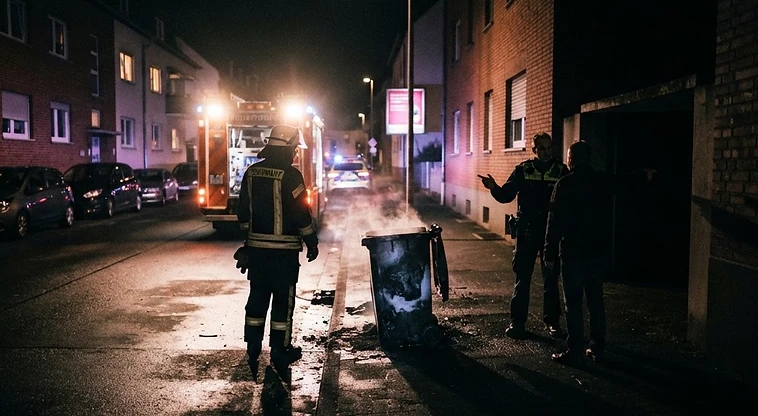 Wieder brennende Mülltonnen in Kastel und Kostheim
