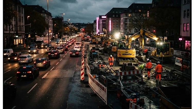 Stadt Wiesbaden möchte das Baustellenmanagement verbessern