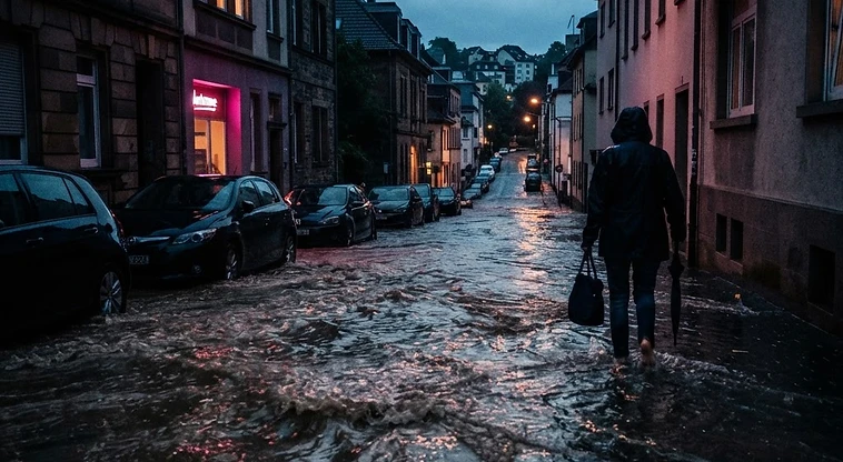 Neue Karte für zeigt, welche Gebiete in Hessen besonders von Überflutungen bedroht sein können