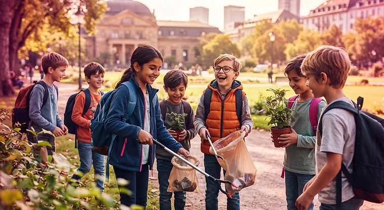 Für die Teilnahme an "Sauberhaftes Hessen" werden 50 Kitas und Schulen ausgezeichnet