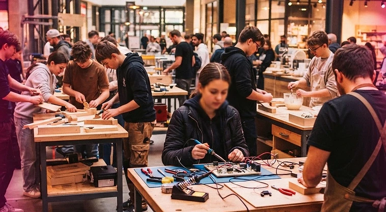 Im Wiesbadener LuisenForum ist heute der MakerSpace 5.0 der Handwerkskammer Wiesbaden