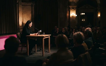 Radka Denemarková liest heute Abend in der Villa Clementine aus ihrem Roman „Schokoladenblut“