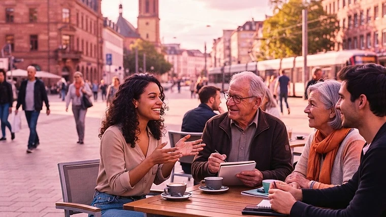 Die Organisationen LAB und MOJA bringen junge Menschen und Senior:Innen zu Gesprächen zusammen