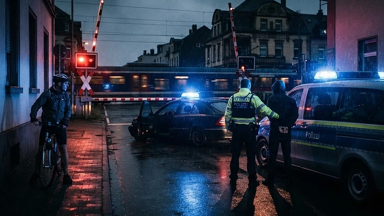 Flüchtender Autofahrer gefährdet mehrere Verkehrsteilnehmer in Mainz-Kastel