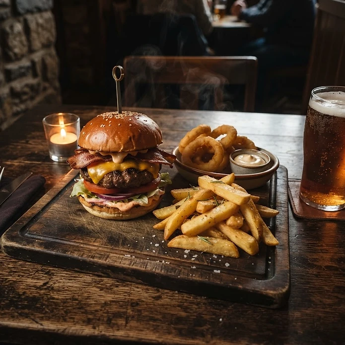 Desperate Dan burger