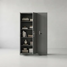 Storage Cabinet with Locker