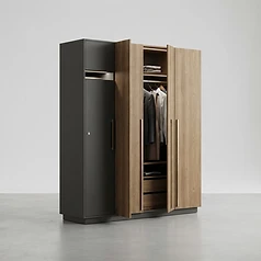 Rhine Wardrobe (with locker)