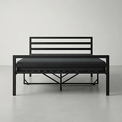 Samos Metal Folding Bed Frame With Mattress