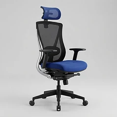 Fulkrum Synchro-Tilt Chair P079 (High Back, Hammock Headrest, 2-way Adjustable Cantilever Arms)