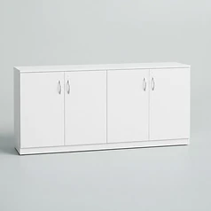 CABIN STORAGE – 4 Door Back Unit – 6F (L), 1F 6in (D) & 2F 6in (H) – White