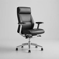Synchron Mid Back Leather Chair P017 YN A09 P